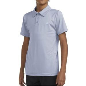 Nwt  Hurley boys performance polo  XXL(16/18)  wolf gray